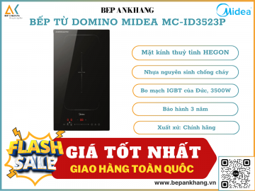 Bếp từ Domino 2 vùng nấu Midea MC-ID3523P - Hàng nội địa Trung Quốc - 1 đổi 1 trong vòng 12 tháng